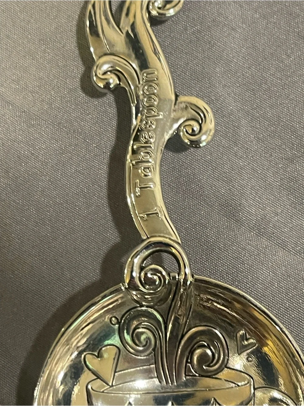 Silver Ornate Wall Hook Rack on Wood Backing - Decorative Home Hooks